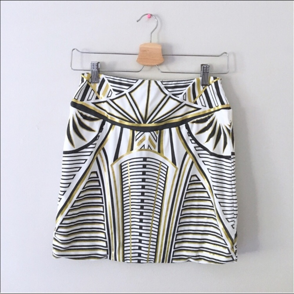 Arden B geometric skirt